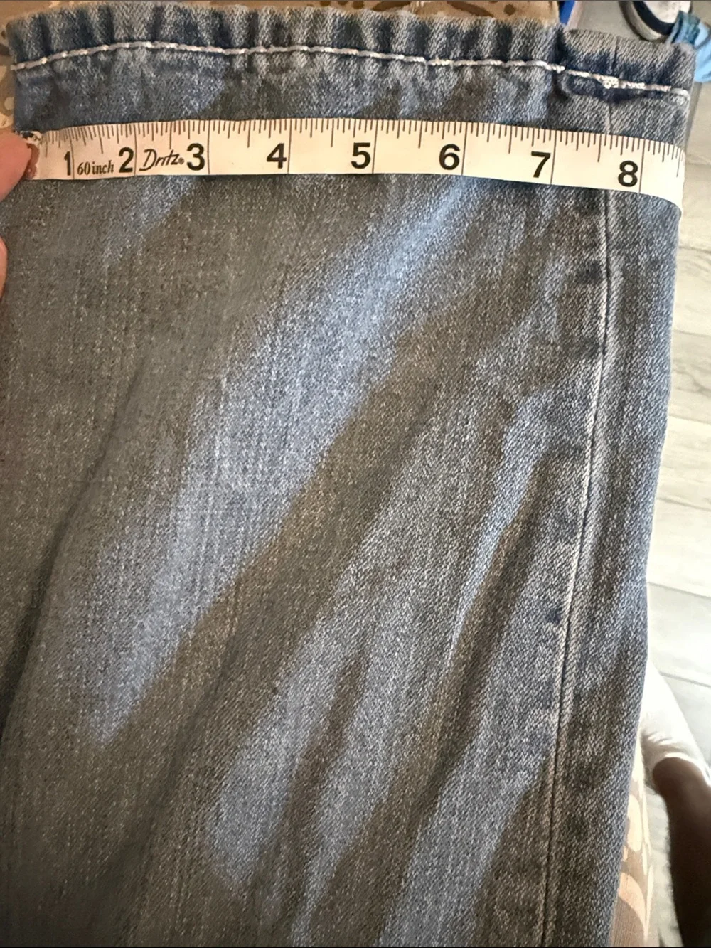 True Religion World Tour Made USA Jeans Men's 38x33 Flap Pocket Y2K